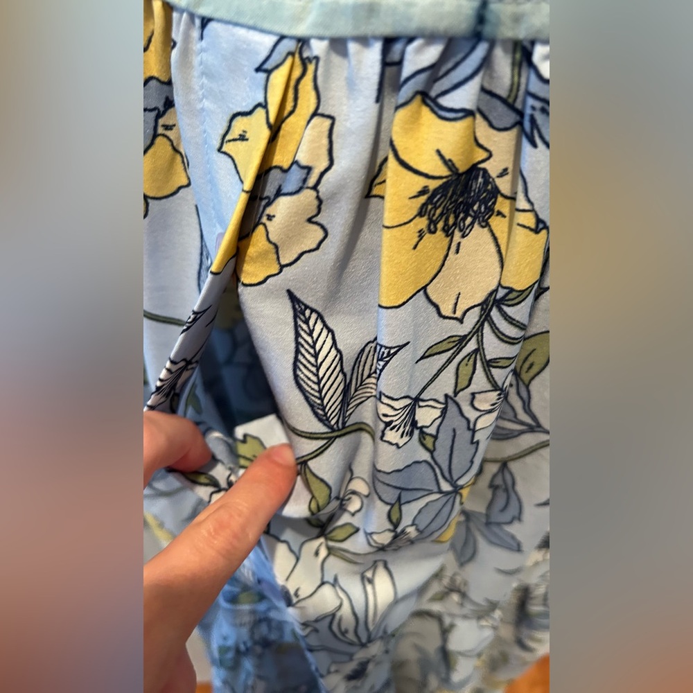 BOG COLLECTIVE Corset Floral Midi Dress M NWT - Picture 6 of 11